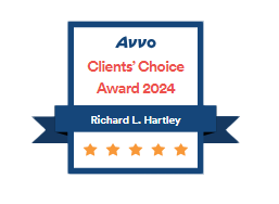 Avvo 2024 Client choice Award Richard Hartley